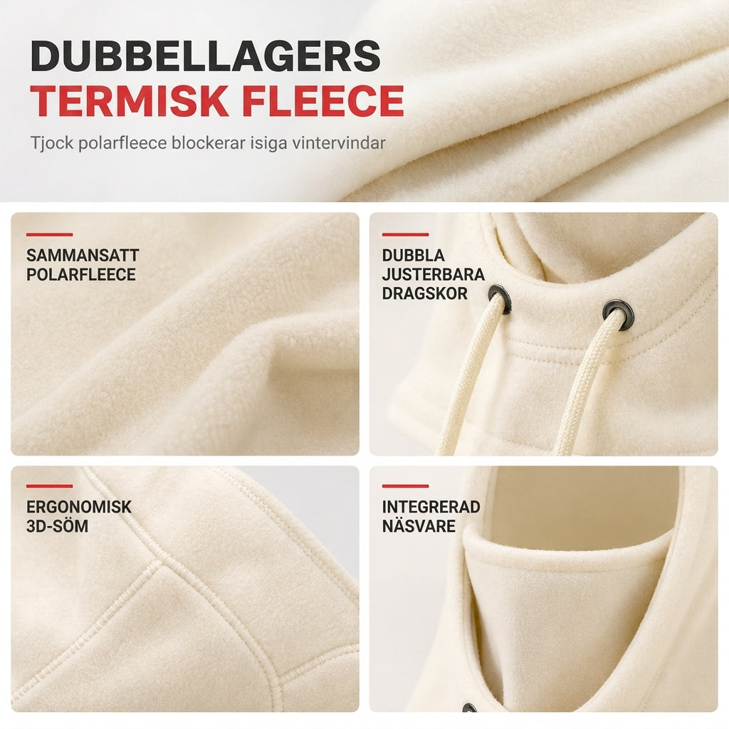 🧣 58% RABATT NU! ❄️ Varm vinterbalaclava för utomhusbruk – tjock polarfleece & dimfri syn för skidåkning och cykling ⛷️-4