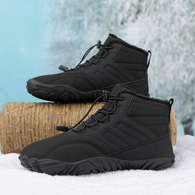 Halkfria och vattentäta vinter barfota skor (unisex)-8