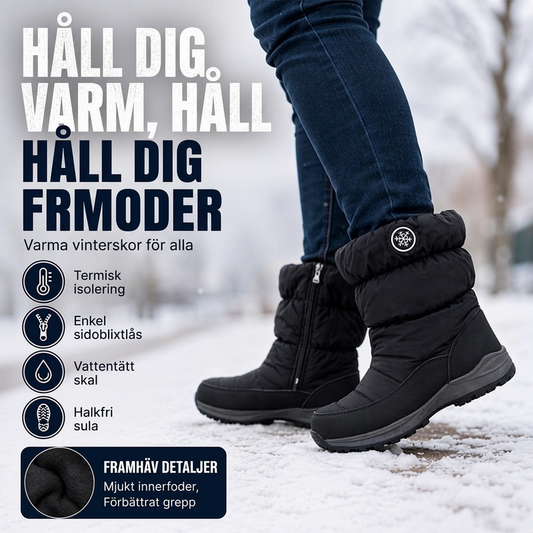 👢 50 % rabatt! Halksäkra snökängor i mellanvadshöjd – varma och bekväma ✨