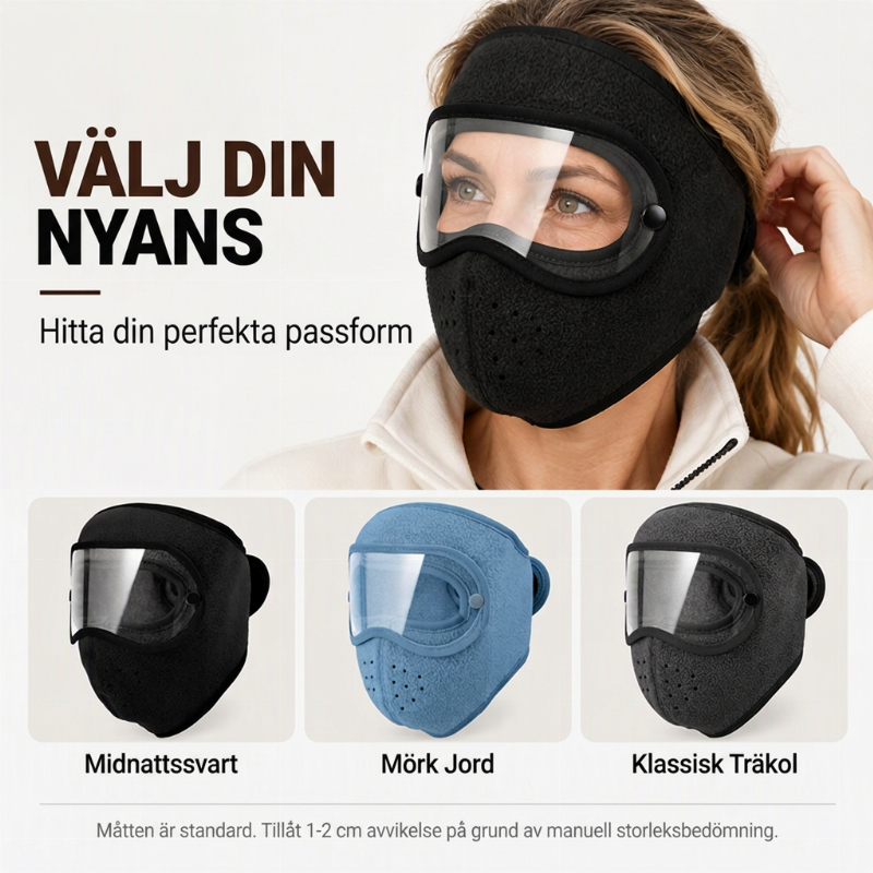 ❄️ Vintervindtät varm ansiktsmask med HD-skyddsglasögon – skyddar mot kyla och vind, perfekt för skidåkning och utomhus! 🥽✨-2