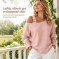 ✨Asymmetrisk design, unik & snygg – Dam en-axel linne-topp ✨-3