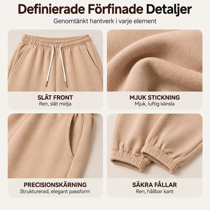 👖Vardagsspelviga byxor för kvinnor med drawstring-1