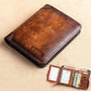 Last Day 59% OFF  Multi-functional RFID Blocking Waterproof Durable Genuine Leather Wallet