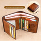 Last Day 59% OFF  Multi-functional RFID Blocking Waterproof Durable Genuine Leather Wallet