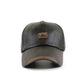 Men's PU Leather Peaked Cap