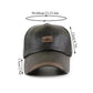 Men's PU Leather Peaked Cap